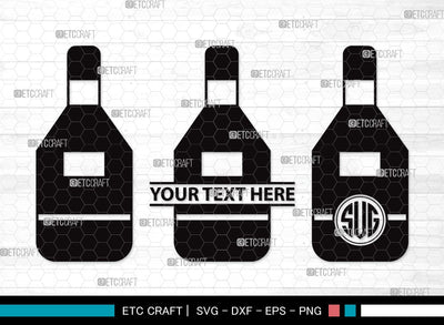 Drinks Bottle SVG | Beer Bottle Svg | Alcohol Bottle Svg | Wine Bottle Svg | Drinks Bottle Clipart SVG ETC Craft 