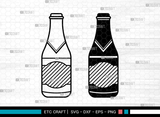 Drinks Bottle SVG, Soda Pop Bottle svg, Beverage Bottle Svg, Cheers Svg, Glass Bottle Svg, Bottle Svg, Beer Bottle Svg SVG ETC Craft 