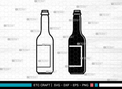 Drinks Bottle SVG, Soda Pop Bottle svg, Beverage Bottle Svg, Cheers Svg, Glass Bottle Svg, Bottle Svg, Beer Bottle Svg SVG ETC Craft 