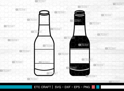 Drinks Bottle SVG, Soda Pop Bottle svg, Beverage Bottle Svg, Cheers Svg, Glass Bottle Svg, Bottle Svg, Beer Bottle Svg SVG ETC Craft 