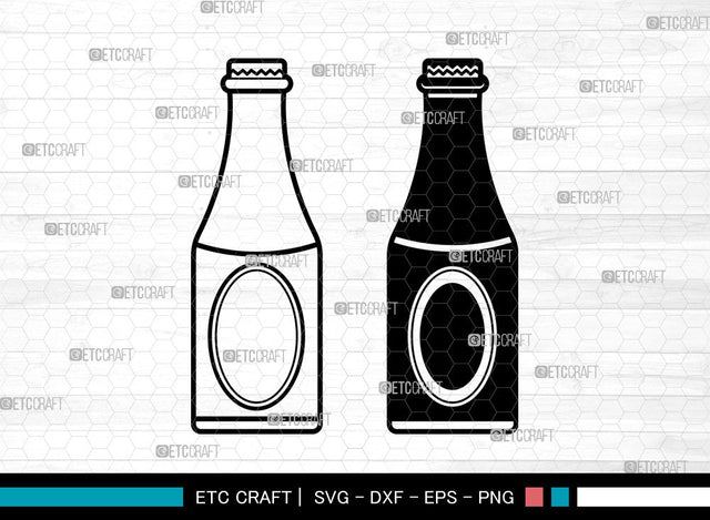 Drinks Bottle SVG, Soda Pop Bottle svg, Beverage Bottle Svg, Cheers Svg, Glass Bottle Svg, Bottle Svg, Beer Bottle Svg SVG ETC Craft 