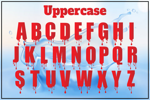 Dripping Font Fauz 