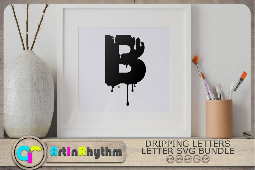 Dripping Bubble Letters Alphabet