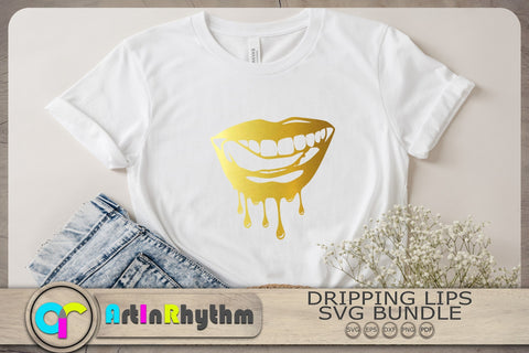 Dripping Lips Svg Bundle, Dripping Lips Svg, Women Lips Svg, Lips Svg SVG Artinrhythm shop 