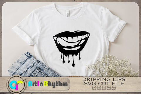Dripping Lips Svg, Lips Svg, Lips Clipart, Makeup Svg SVG Artinrhythm shop 