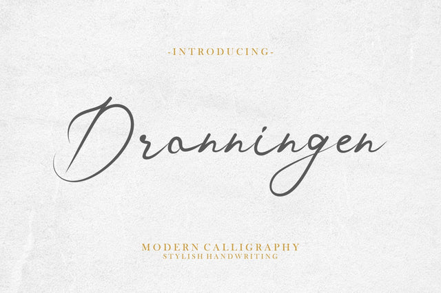 Dronningen Signature Font Nanda Putra Sukmayadi 