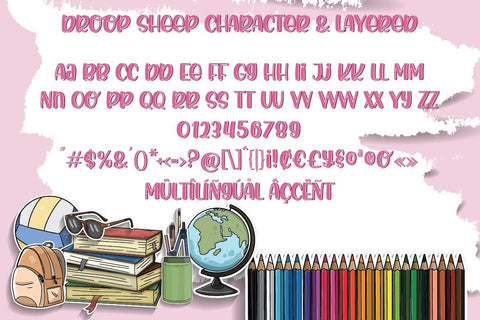 Droop Sheep - Crafty Font Layered Regular Display Font studioalmeera 