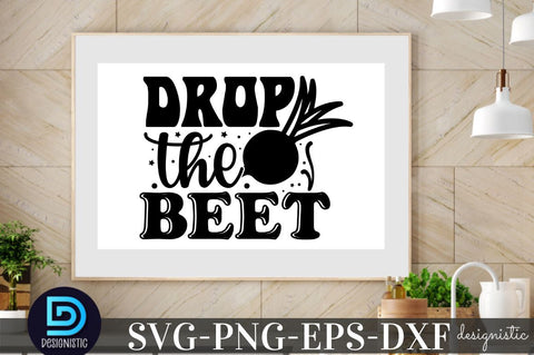 Drop the beet, Kitchen Monogram SVG SVG DESIGNISTIC 