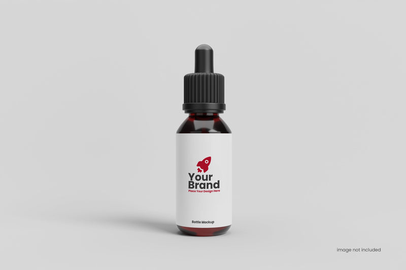 Dropper Bottle PSD MockUp Mock Up Photo Mrletters 