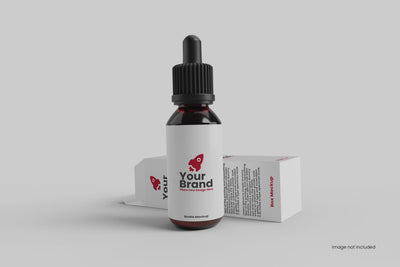 Dropper Bottle PSD MockUp Mock Up Photo Mrletters 