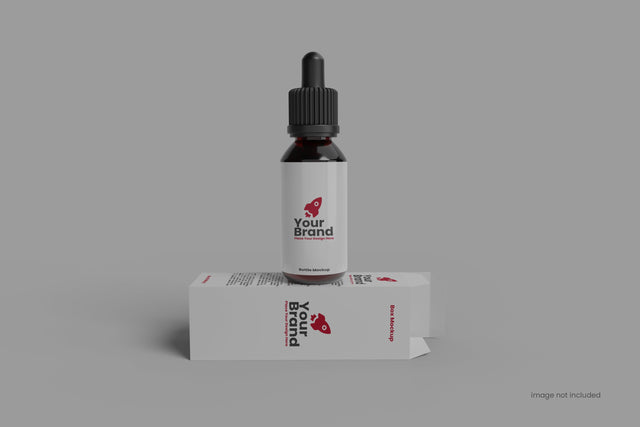 Dropper Bottle PSD MockUp Mock Up Photo Mrletters 