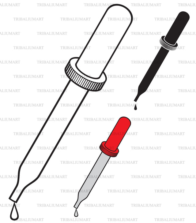 Dropper or medical pipette SVG TribaliumArtSF 