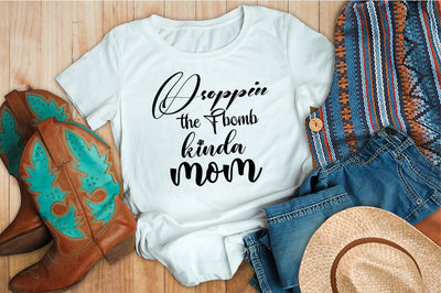 Droppin the F bomb kinda mom svg SVG orpitasn 