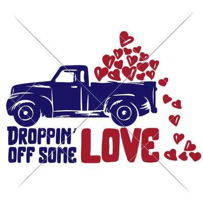 Dropping off some Love SVG Chameleon Cuttables 
