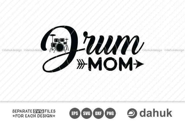 Drum Mom SVG, Marching Band, Band Family SVG, Color Guard Mom, It's A Band Thing, Cut file, Cricut design space, vinyl cut files SVG dahukdesign 