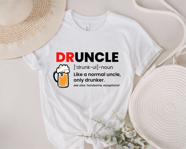 Druncle Svg,Png,Jpg,Eps,Pdf,Ai | Druncle Funny Uncle DIY Svg | Drunkle For Cricut Digital File Silhouette Instant Download SVG Fauz 