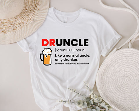Druncle Svg,Png,Jpg,Eps,Pdf,Ai | Druncle Funny Uncle DIY Svg | Drunkle For Cricut Digital File Silhouette Instant Download SVG Fauz 