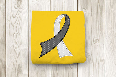 Dual Color Awareness Ribbon Applique Embroidery Embroidery/Applique DESIGNS Designed by Geeks 