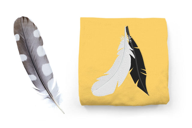 Dual Feathers Embroidery Embroidery/Applique DESIGNS Risa Rocks It 