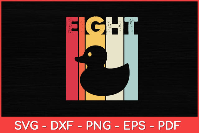 Duck 8 Birthday Boy Girl Duck 8 Year Old Svg Design SVG artprintfile 