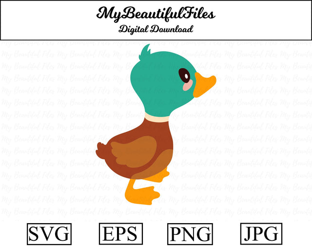 Duck - Animal SVG MyBeautifulFiles 