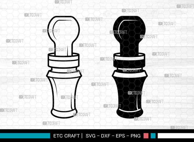 Duck Call SVG, Duck Call SVG, Duck Whistle Svg, Mallard Duck Calls Svg, Duck Calls Icon Svg, Commander Duck Calls Svg, Duck Call SVG ETC Craft 