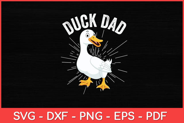 Duck Dad Ducks Lover Fathers Day Svg Design SVG artprintfile 