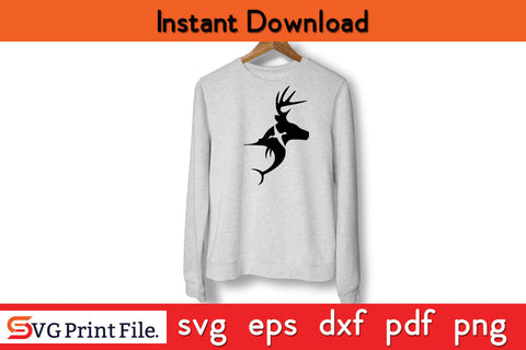 Duck Deer Fish Hunting SVG PNG Cut Files SVG SVG Print File 