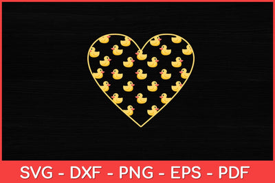 Duck Heart Symbol Love - Duck Lover Svg Design SVG artprintfile 