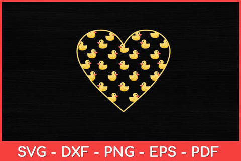 Duck Heart Symbol Love - Duck Lover Svg Design SVG artprintfile 