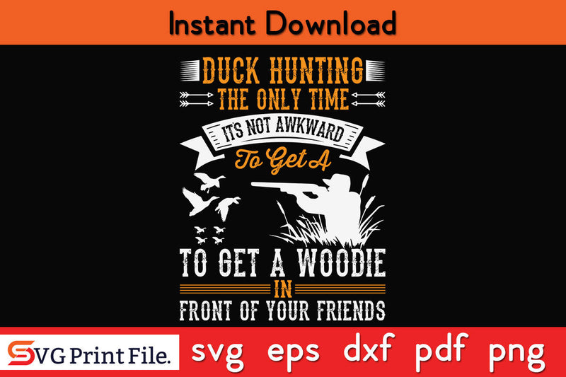 Duck Hunting SVG PNG Cut Files SVG SVG Print File 