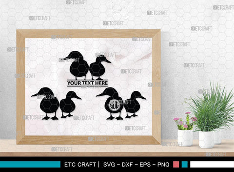 Duck Monogram, Duck Silhouette, Duck SVG, Flying Duck Svg, Hunting Svg, Animals Svg, SB00257 SVG ETC Craft 