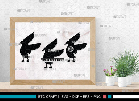 Duck Monogram, Duck Silhouette, Duck SVG, Flying Duck Svg, Hunting Svg, Animals Svg, SB00257 SVG ETC Craft 
