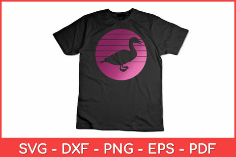 Duck Retro Style Vintage Svg Design SVG artprintfile 