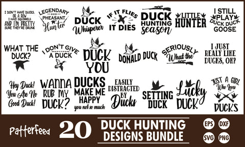 Duck SVG Designs Bundle SVG PatternFeed8 