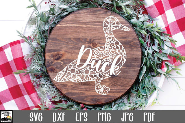 Duck SVG File - Duck Mandala SVG SVG Old Market 