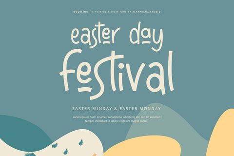 Duckling - Playful Display Font Font Alpaprana Studio 