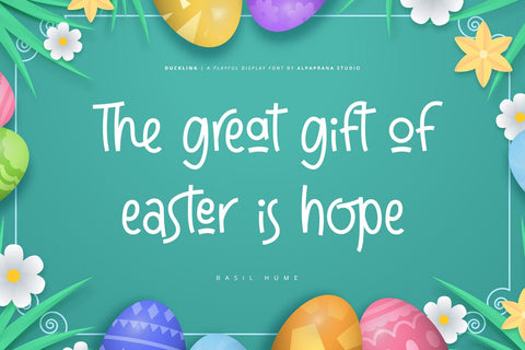 Duckling - Playful Display Font Font Alpaprana Studio 