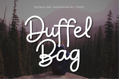 Duffel Bag Font twinletter 