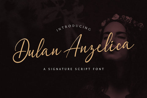 Dulan Anzelica - Signature Script Font Font StringLabs 