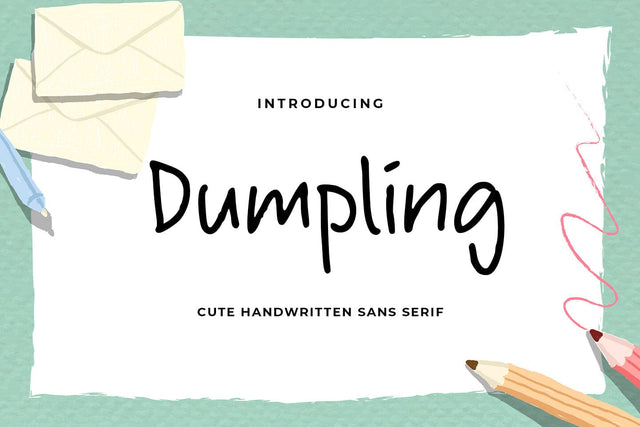 Dumpling Font Abo Daniel Studio 