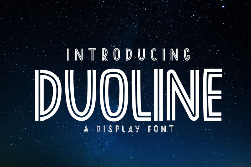 Duoline Font LetterdayStudio 