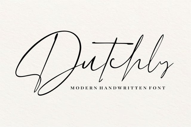 Dutchly – Modern Handwritten Font Good Java 