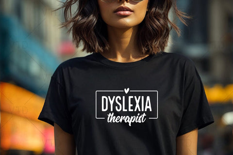 Dyslexia Therapist Svg Png Files, Gift for therapist, Dyslexia teacher gift, Therapy Student gifts, Therapist office decor SVG DesignDestine 