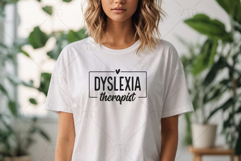 Dyslexia Therapist Svg Png Files, Gift for therapist, Dyslexia teacher gift, Therapy Student gifts, Therapist office decor SVG DesignDestine 