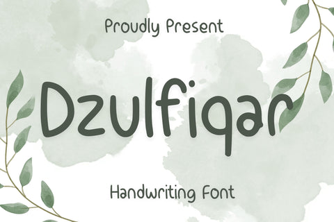 Dzulfiqar Font Aisyah 
