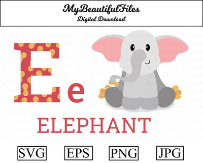e-elephant SVG MyBeautifulFiles 