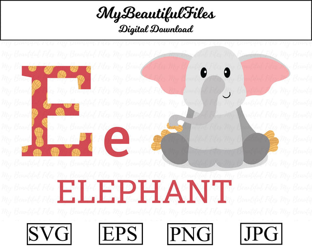 e-elephant SVG MyBeautifulFiles 