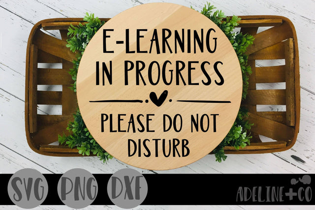 E-learning, do not disturb SVG Adeline&co 
