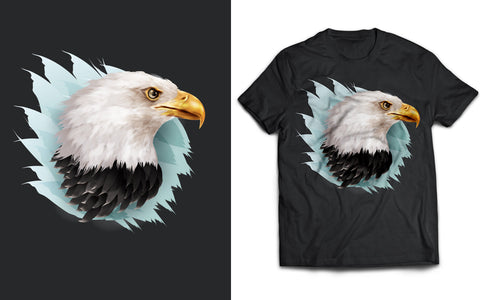 Eagle Bird T-Shirt Design SVG naemmiah021 